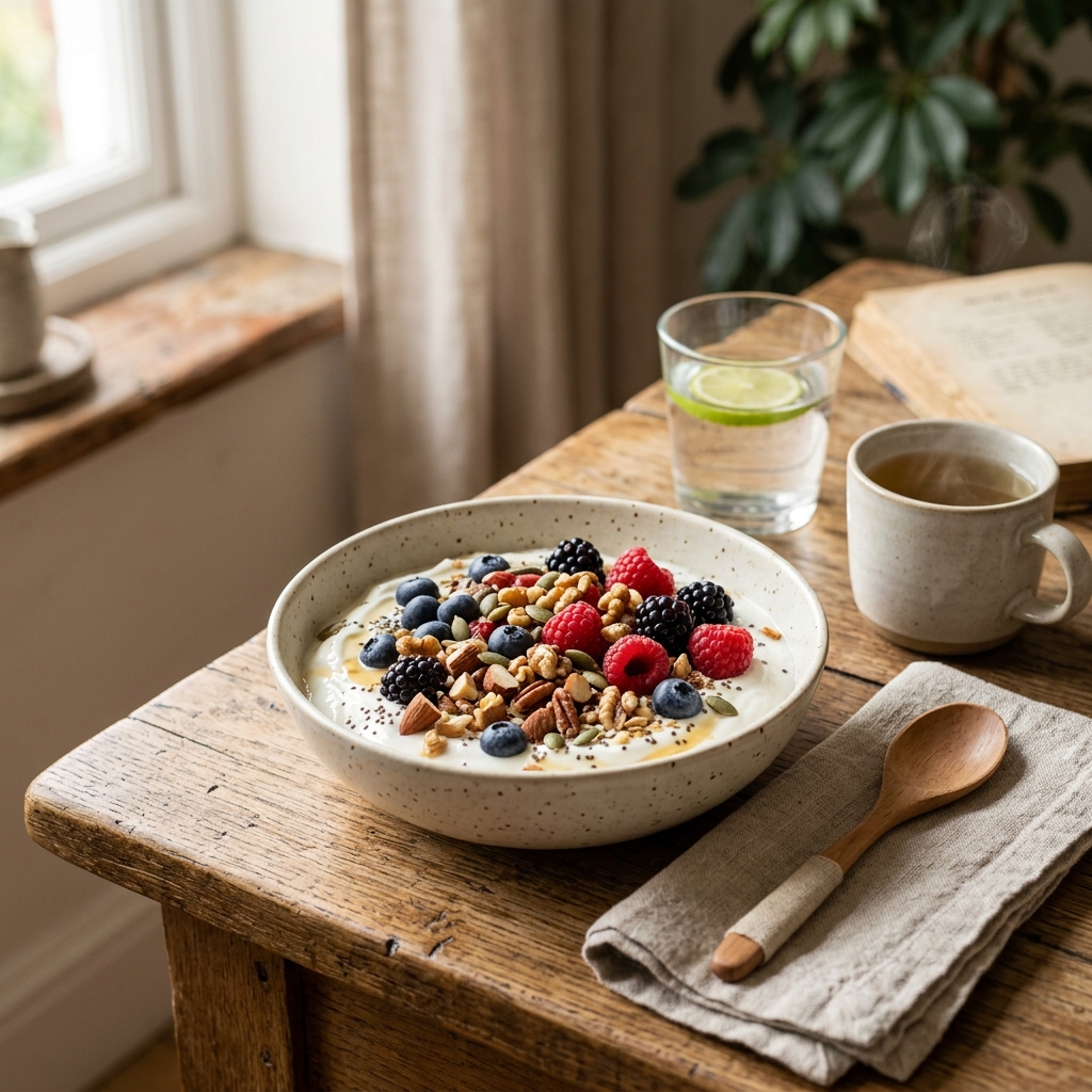 Desayuno nutritivo equilibrado